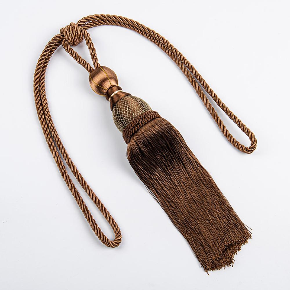 Punch-free Curtain Tiebacks No Installation Curtain Holder Curtain Tassels Tieback For Home Decor