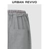 UR Women's Winter Patchwork Plaid Drawstring Wide-Leg Pants