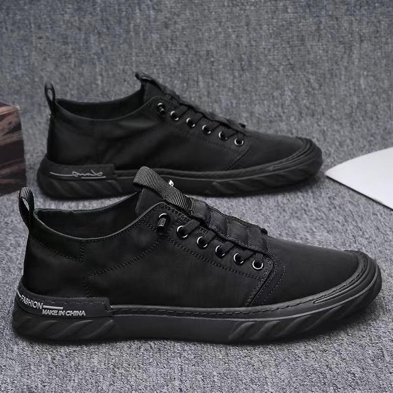 

2024 spring men s shoes breathable ice silk old Beijing cloth shoes Korean version trendy versatile shoes men s casual canvas board shoes 44
