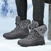 Women's Winter Snow Boots Super Warm High Top Big Size Hiking Boots High Quality Waterproof Leather Outdoor Sneakers Size 38-46