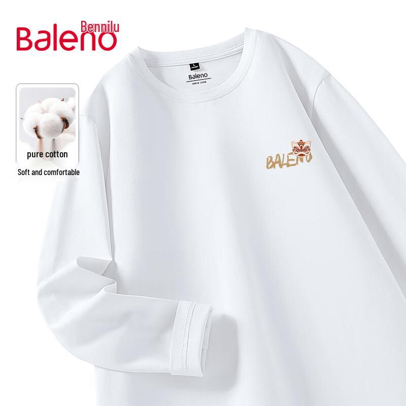 Baleno Men s Kung Fu Lion Print Long Sleeve T-Shirt L