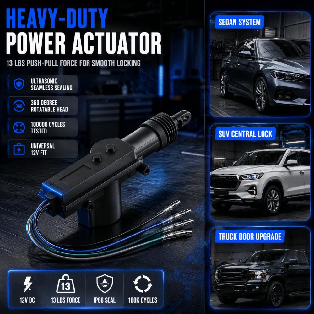 5 Wire Car Door Lock Actuator 12-Volt Central Door Lock Actuator  Automotive Replacement
