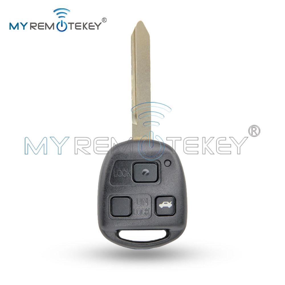 MYREMOTEKEY DENSO Car Remote Key Fob Control 736670-A TOY47 304/315/434 Mhz 3 Button PN 89071-05010 for Toyota Avensis 2004-2009