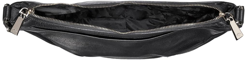 Aniary 01-03007 Antique Leather Shoulder Bag, Black