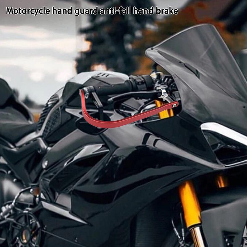 Motorcycle Handlebar Brake Protector 2PCS Motorcycle Clutch Brake Handlebar Protector Aluminum Alloy Motorcycle Lever Guards