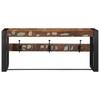 Coat Rack Multicolored 80 X 35 X 35 Cm Solid Reclaimed Wood