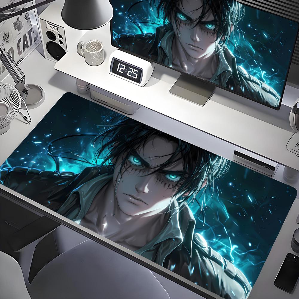 AAttack On TTitan Mouse Pad Desk Mouse Pad Cute HD Desk Pad Extended Gaming Keyboard Mats Large Xcm XXL Gamer Mousepad