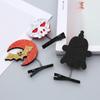 Hot Sale Cute Halloween Funny Hairpin Cartoon 3D Broken Hair Clip Duckbill Clip Hair Styling Tool