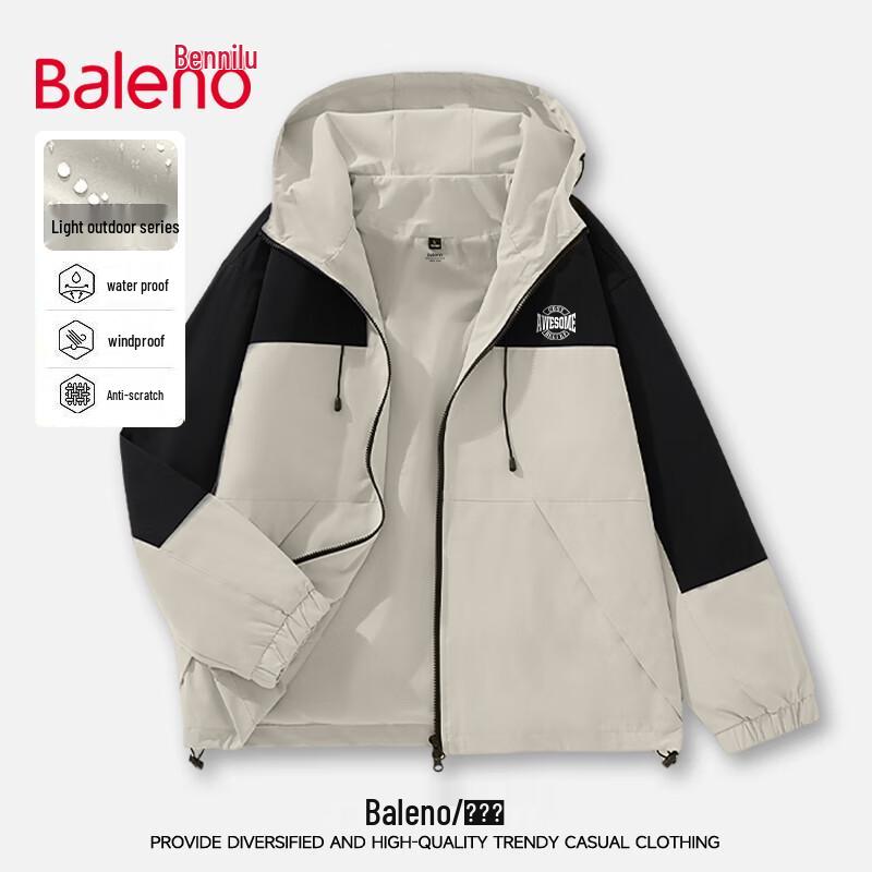 

Baleno Men s Hooded Windproof & Waterproof Outdoor Workwear Jacket XL