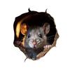Adesivo Carino Cartone Animato Buco di Topo Piccolo Adesivi Murali Buco di Topo Decorazioni per la Casa
