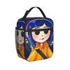 Coraline Close Manga Lunch Bag School Portable Thermal Lunch Bags For Child  Waterproof Print Cooler Bag