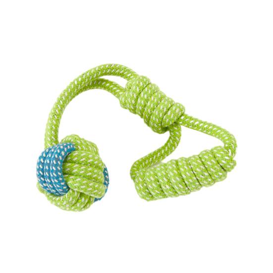 Cotton Rope Dog Toy Rope Knot Ball Dog Chew Toy Interactive Tug-of-War Dog Toy for Small And Medium Dogs Teeth Cleaning