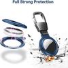 For AirTag Tracker Locator Case Thickened Aluminum Alloy Magnetic Protective Cover