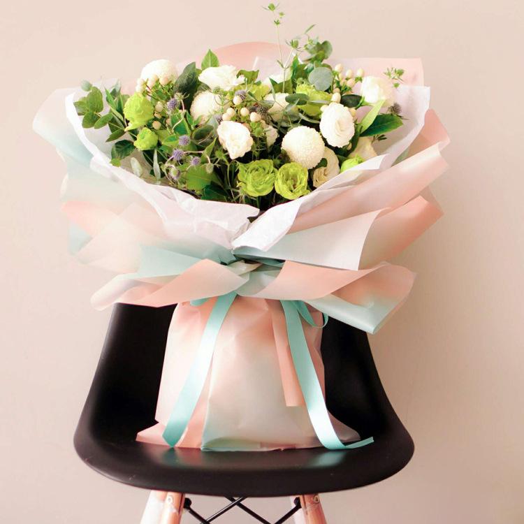 Aurora Matte Wrapping Paper–Waterproof Floral Gift Wrap for Valentine’s Day Bouquets, Elegant Flower Shop Packaging & DIY Flower Arrangement Supplies