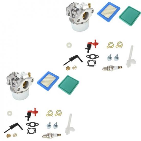 

2× Carburetor W/ Gasket Air Filter For 798653 697354 790290 190 6HP 206 5.5HP