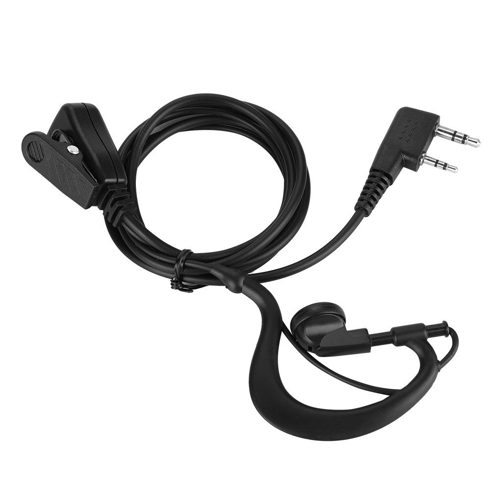 

Черный одинарный K-образный заушник наушники рация двухсторонняя радиогарнитура