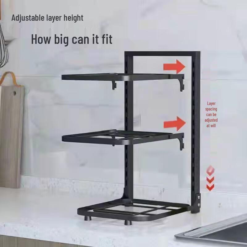 Kitchen Pot and Pan Organizer Rack