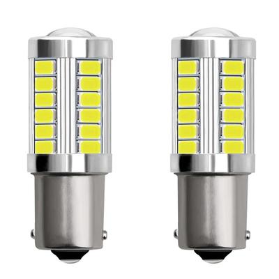 2 Stück Aluminium P21/5W 1157 BAY15D LED-Lampe Auto Blinker Bremslicht Lampen Bremslichtteile Zubehör