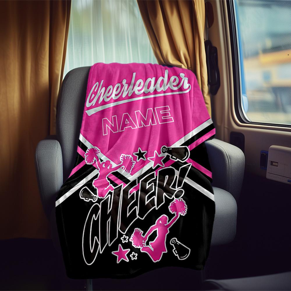 Cheerleader Customize Your Name Rv Blanket Cozy Soft Lightweight All Season Multi Purpose Blanket For Travel Camping Picnics Sofas Rvs Beds Living