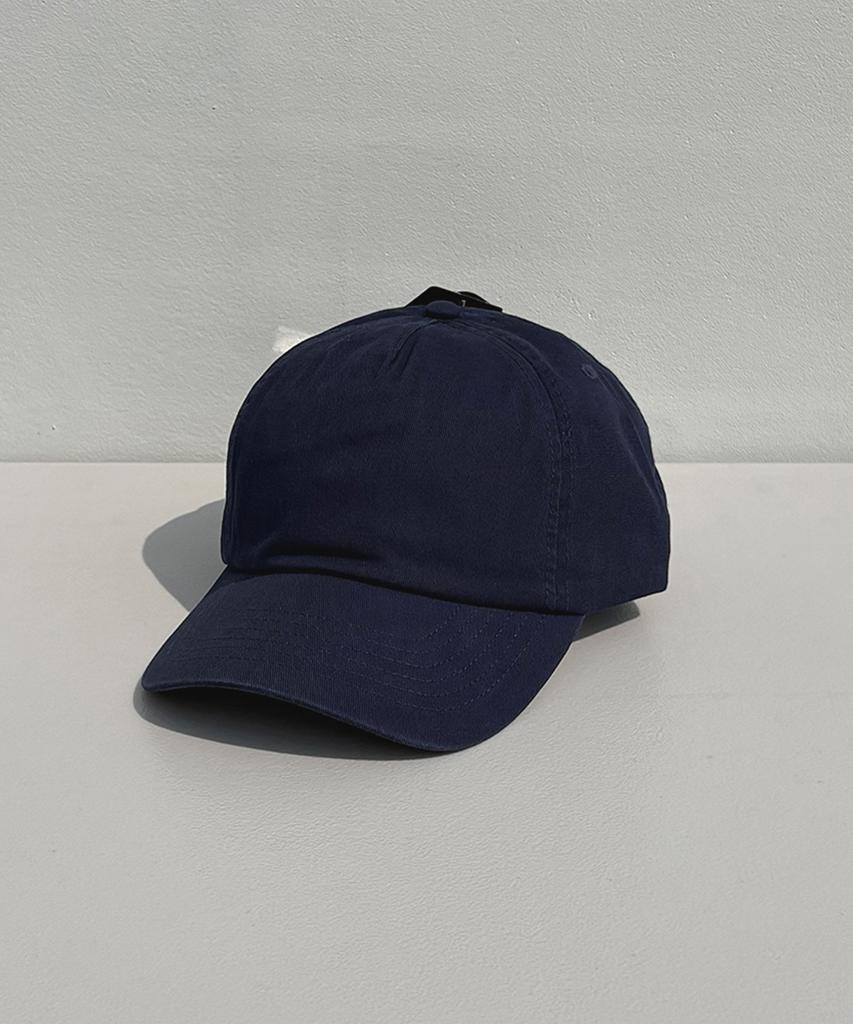 Nyuhaeteun Washed 5-Panel Ball Cap (Navy)