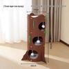 Universal Multi-Layer Cat Tree with Winter Warm Bed & Felt Hole