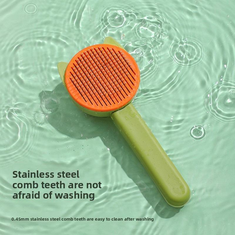 Pet Comb Cleaning and Grooming, Cat Hair Removal Steel Needle Comb, Dog Hair Removal Brush Products