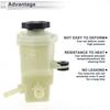 Power Steering Reservoir For Ford Edge 2007-2010 No.7T4Z3E764A 1 Pc Beige