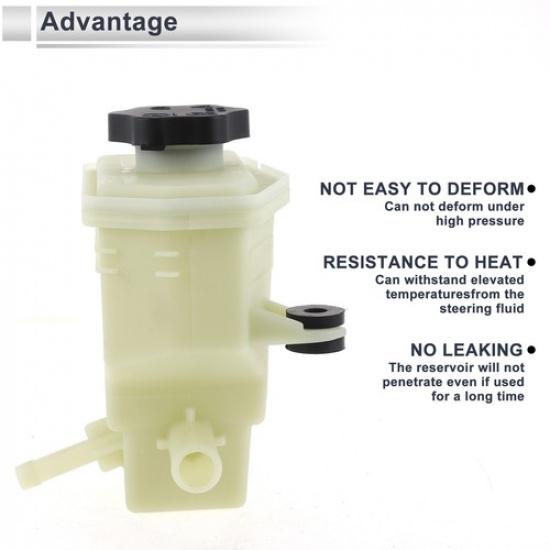 Power Steering Reservoir For Ford Edge 2007-2010 No.7T4Z3E764A 1 Pc Beige