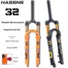 HASSNS Mountainbike Luftfedergabel mit Dämpfungseinstellung für 26/27,5/29-Zoll Räder