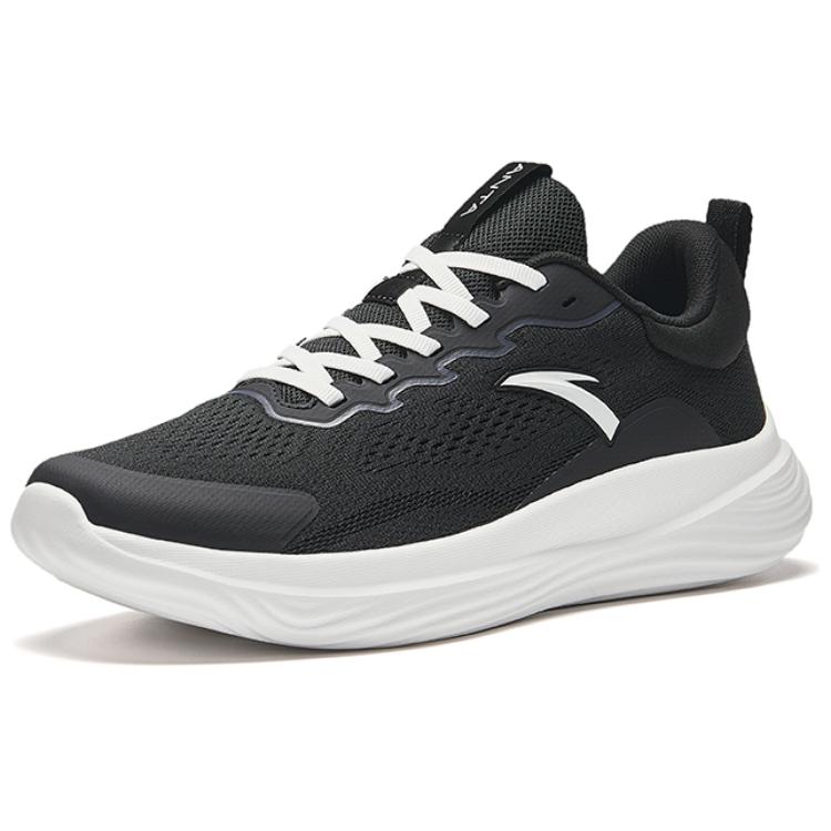 Anta Shunxing Lite Comfortable Versatile Non-Slip Shock Absorbing Durable Low-Top Training Shoes Men sneaker Basic-Black 912437713-2