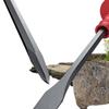 Masonry Steel Punch & Flat-Head Chisel Set: Carbon Steel Cement & Alloy Pointed Chisel Stone Splitter Hammer
