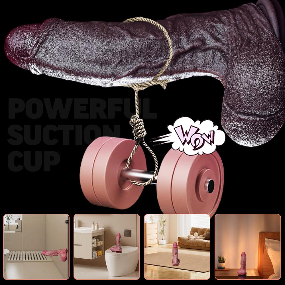 Huge Realistic Dildo Fantasy Long Penis Big Dick Suction Cup Dildos Vagina Massager Giant Anal Plug Sex Toys For Women Men