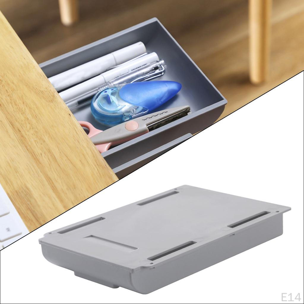 Drawer Organizer, Self-Adhesive Pencil Tray for Office and Desk, Recycled