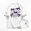 Cartoon Kulomi Tshirt Summer New Unisexs Plus Size Shortsleeved Oversized Loose Casual Versatile Top Cotton Breathable