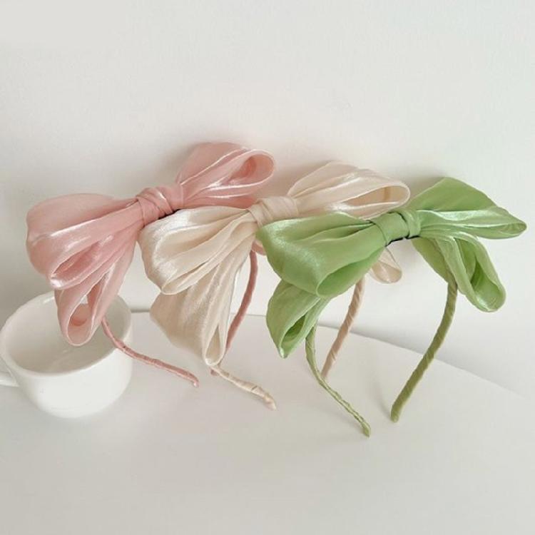 Tulle Bows Hairband Fascinator Hairhoop Formal Hair Styling Accessory for Women