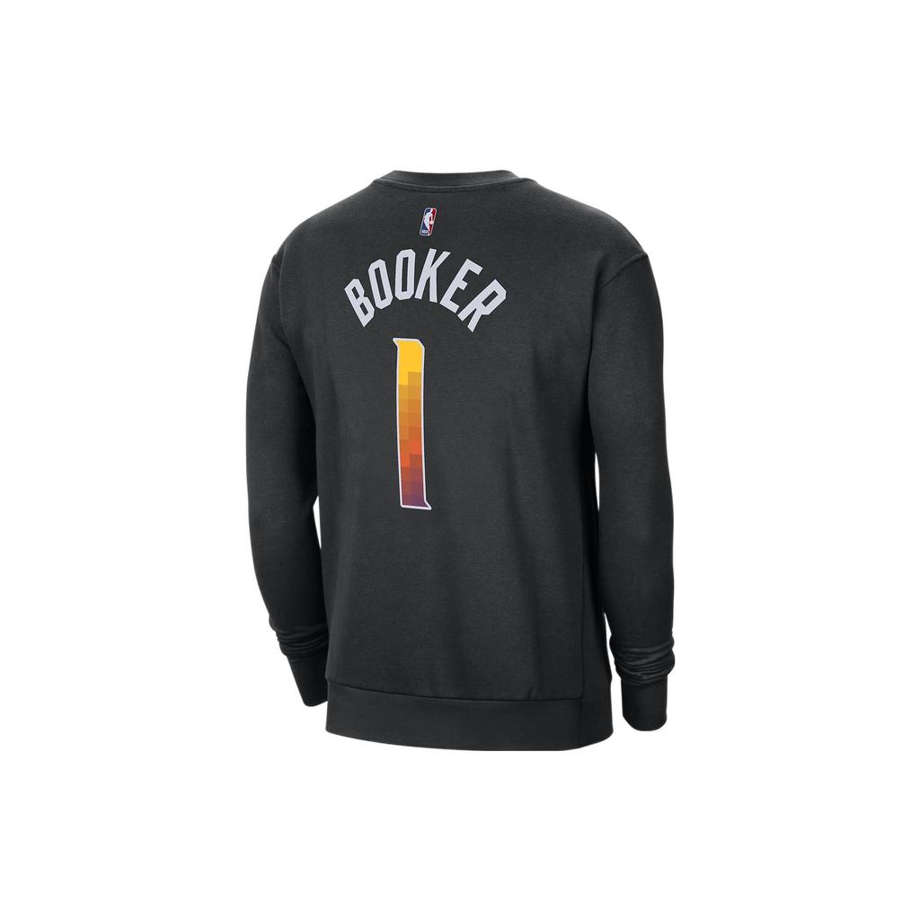Jordan NBA Suns Devin Booker Courtside Statement Sweatshirt Black Men Streetwear DX7889-010