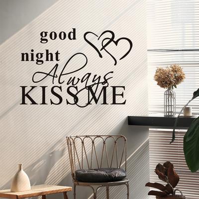 Yy804 Personality And Creativity English Alphabet Love Wall Sticker Living Room Background Decoration Wall Sticker, Large Quantity Can Be Negotiated
