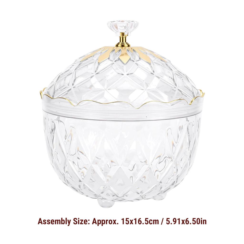 Candy Jar Transparent Multi Functional Snack Dried Fruit Storage Container for Home