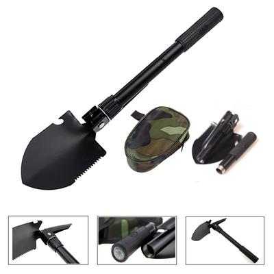 Zahradní nářadí Vojenská přenosná skládací lopata Multifunkční rýč na přežití z nerezové oceli Lopatka Camping Outdoor Cleaning Tool