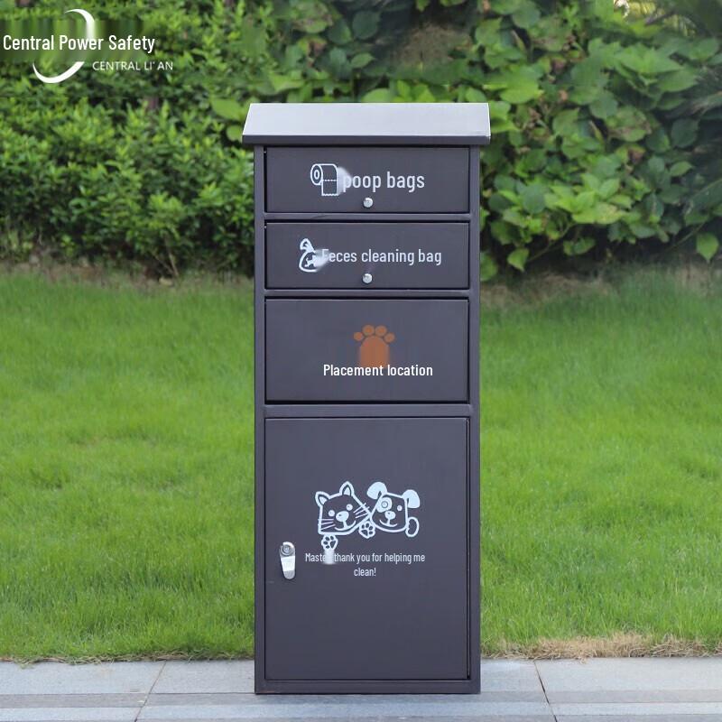 Outdoor Pet Waste Collection Bin