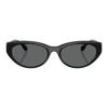Coach 8456D Cat Eye Sunglasses With Logo Unisex Sunglasses Black Polarized 0HC8456D-500281