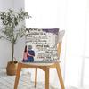 Mother's Day  Square Pillowcases Polyester Sofa Letter From Daughter Cushion Case Creative Decorative Pillowcase 40*40