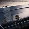 360° Rotating Car Phone Holder with Strong Magnetic Bracket and Automatic Folding