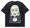 BanG Dream Washed Tshirt Personality Clothes NewModel Anime Tshirt Year Round Clothing Plus Size Vintage Loose High Quality