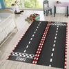 Racing Track Carpet Urban Transportation Parking Lot Printed Floor Mat Children's Game Carpet Children's Climbing Mat