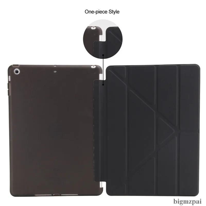 For iPad air 1 2 Cases ipad 10.2 Silicone Soft Back Ultra Slim Smart Cover Case for iPad 9.7 5/6th For ipad mini 1 2 3 6 Coque