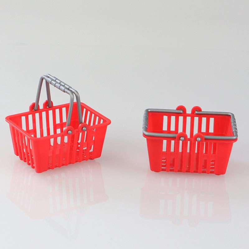 

Детская игрушка «Супермаркет» - Мини-корзина для покупок с двойными ручками для игры и хранения