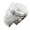Elegant Micro Paved Zircon Rings for Women 925 Silver Plated Fashion Jewelry