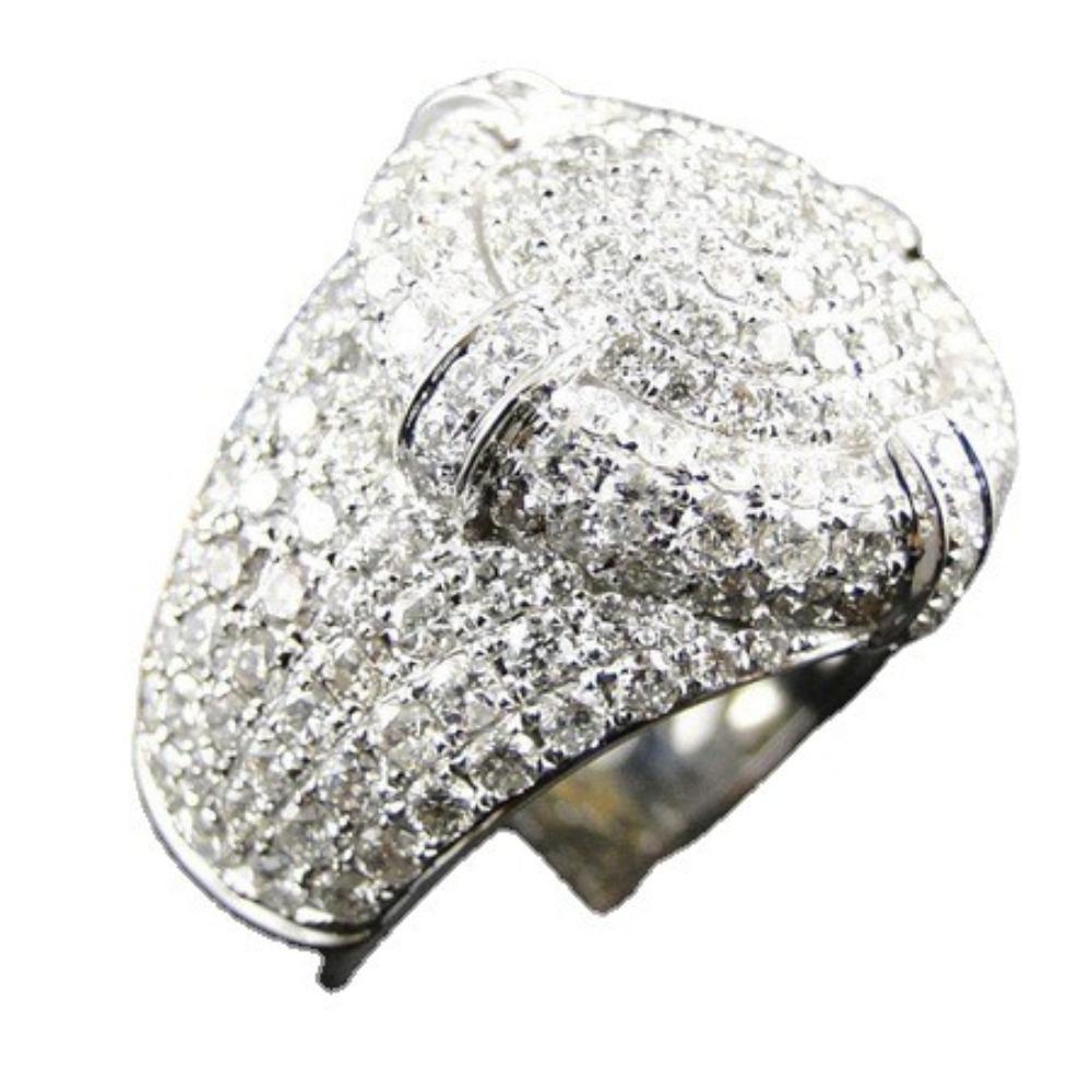 Elegant Micro Paved Zircon Rings for Women 925 Silver Plated Fashion Jewelry