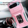 For Google Pixel 9/Pixel 9 Pro Kickstand Case TPU+PC Phone Cover Support Magnetic Car Mount